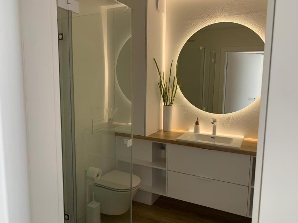 Apartament Nadmorski Z Basenem Klifowa Rewal Esterno foto